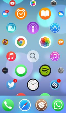 Custom lock screen widgets and dynamic interface controls.